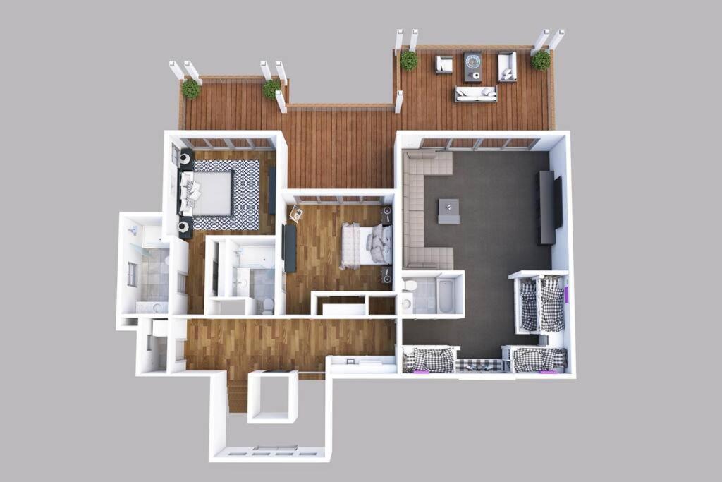 New Waterfront Home With Deep Water Dock 아일오브팜 외부 사진